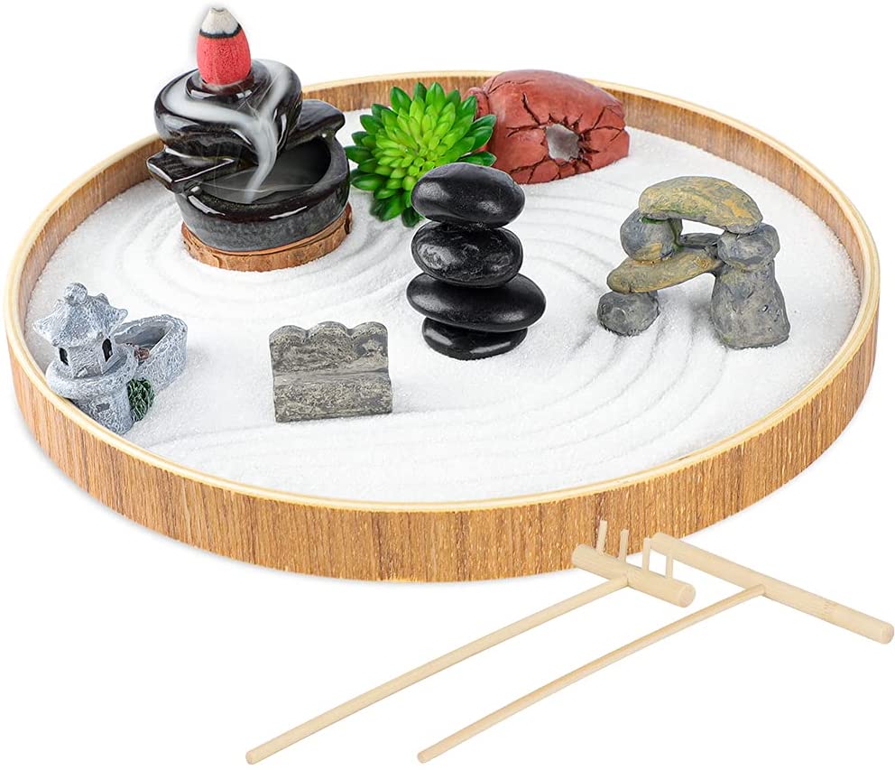 Amazon.com: Set of 15 Zen Sand Garden for Desk, DIY Zen Garden